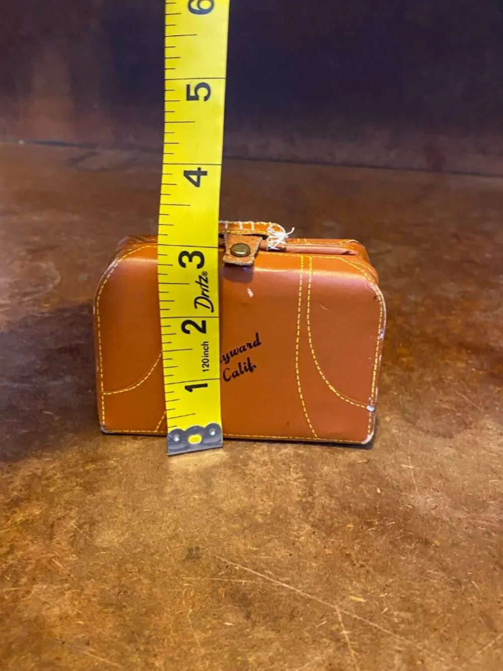Vintage Miniature Suitcase Address Telephone Number Notepad Handmade Hayward CA